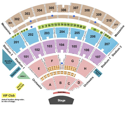 Jones Beach Theater Simple Minds Seating Chart